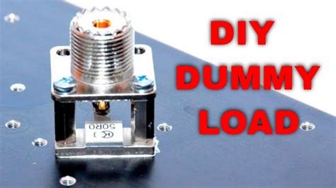 dummy load electrical box|50 ohm dummy load construction.